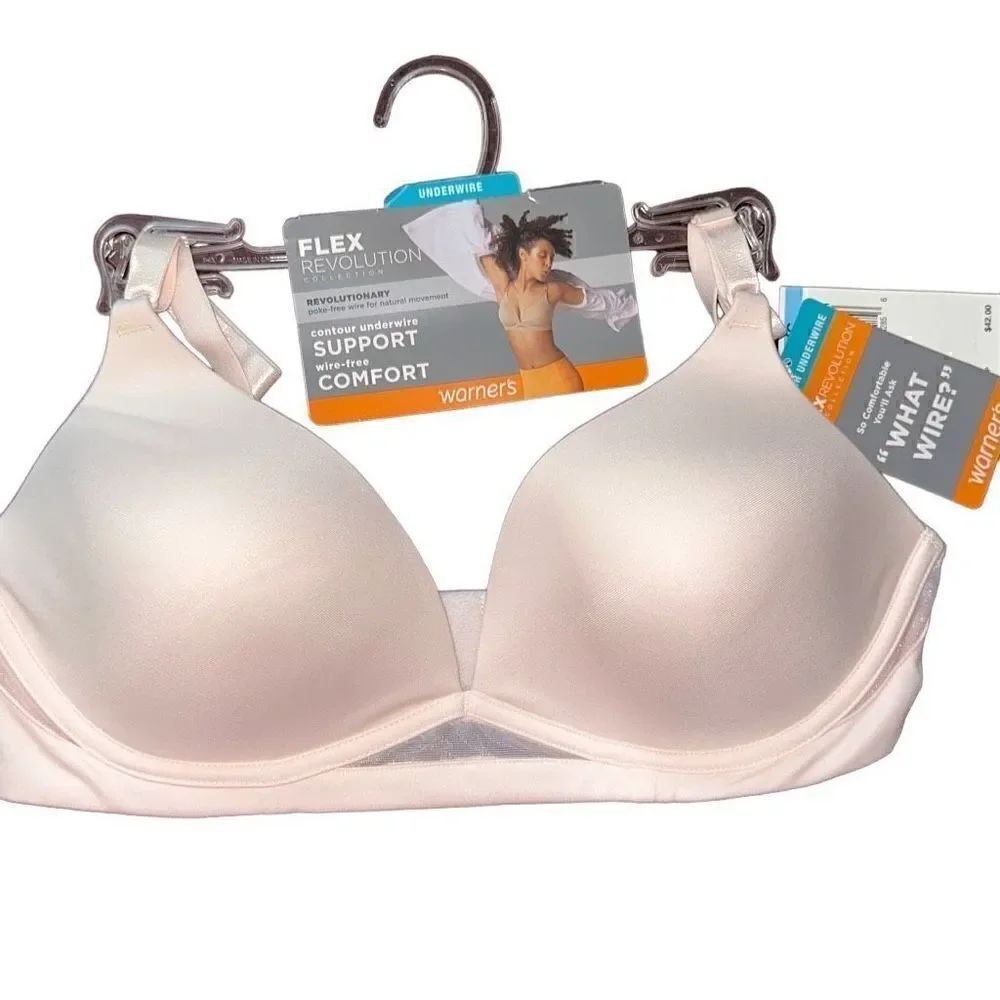 *New* Warner's Size 34C Flex Revolution Collection Underwire Contour Bra